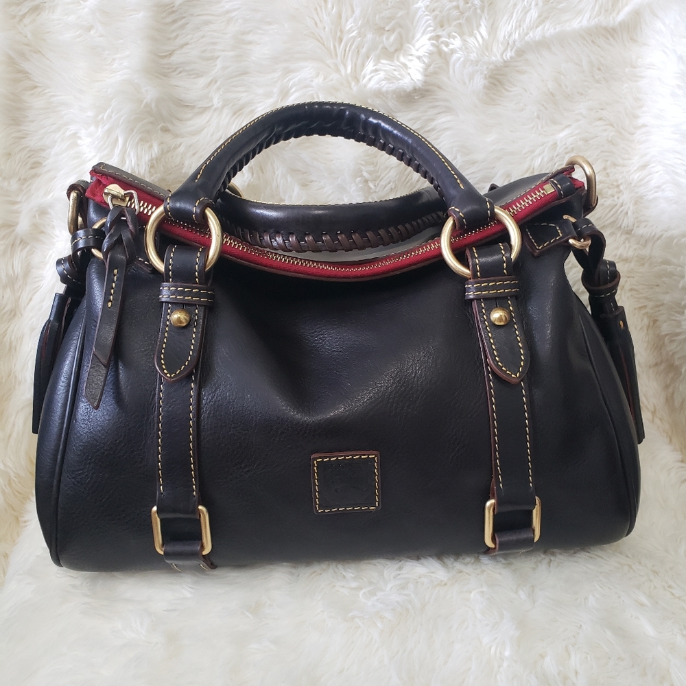 Dooney & Bourke Made in America Florentine satchel Navy